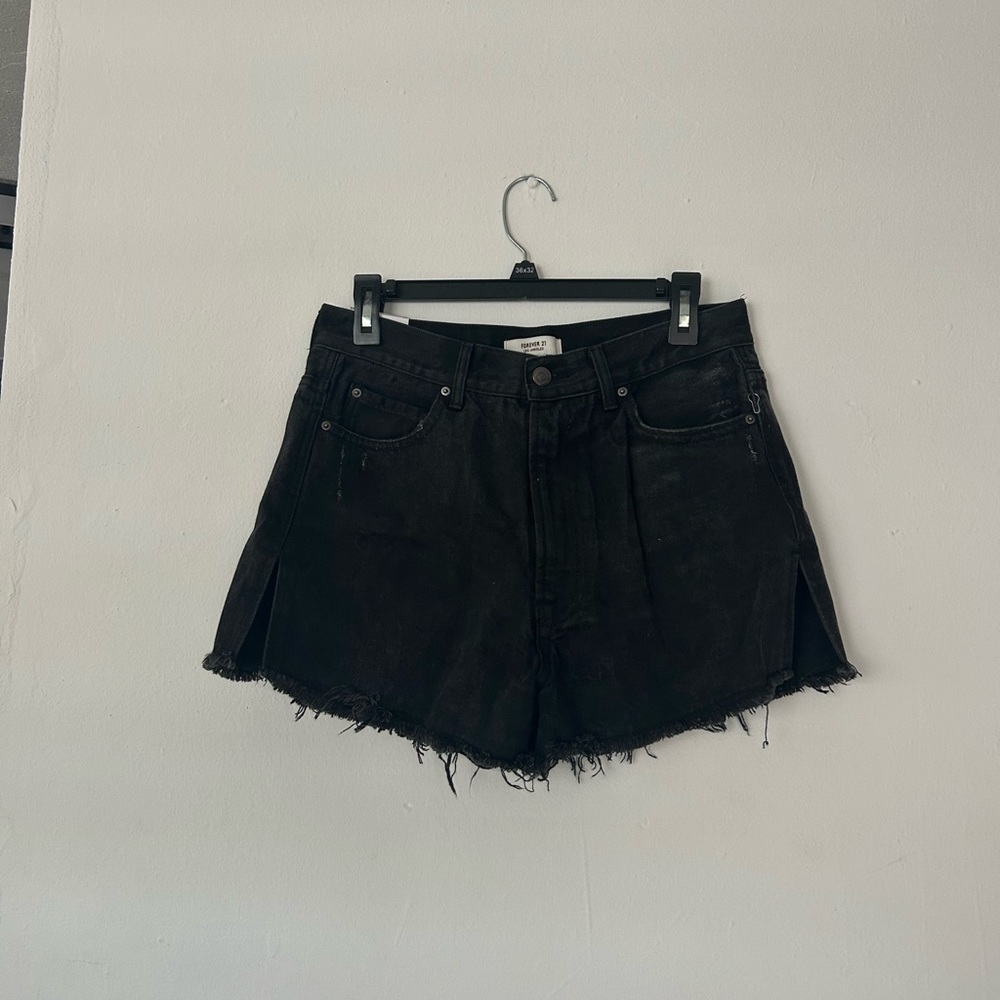 Forever 21 high rise cut off short